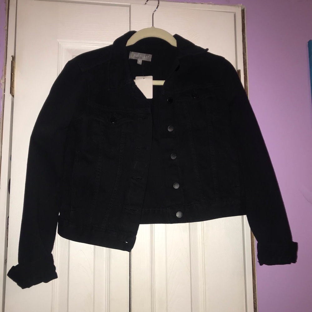 Black Jean Jacket
